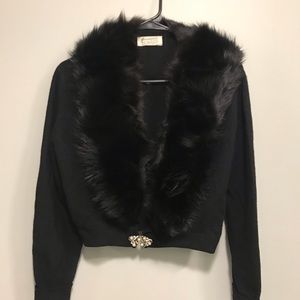 Vintage 1950’s Fox Fur Sweater.